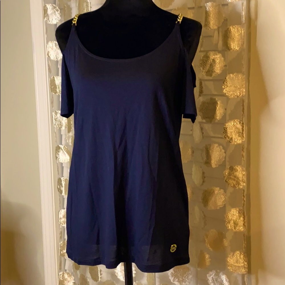 Michael Kors Cold Shoulder Top- P-45